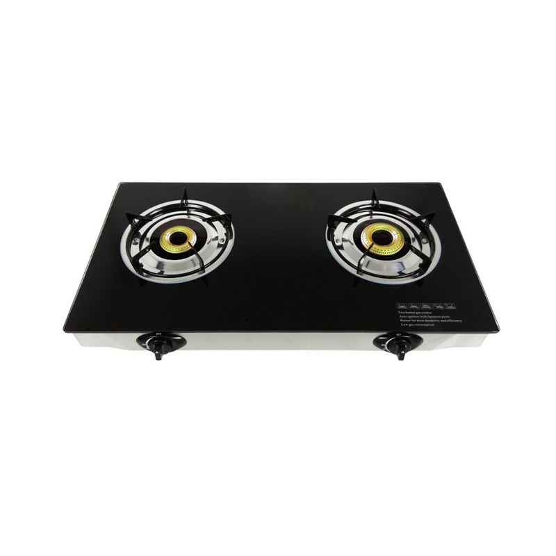 Glass top gas stove